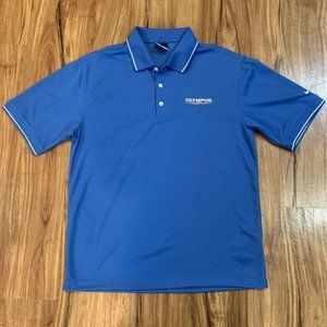 Nike Mens Dri-FIT Golf Polo Shirt Blue White